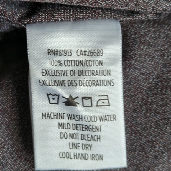 Robert Graham Grey Disappearing Long Sleeve Flip Cuff Button Down Shirt - Picture 13 of 14